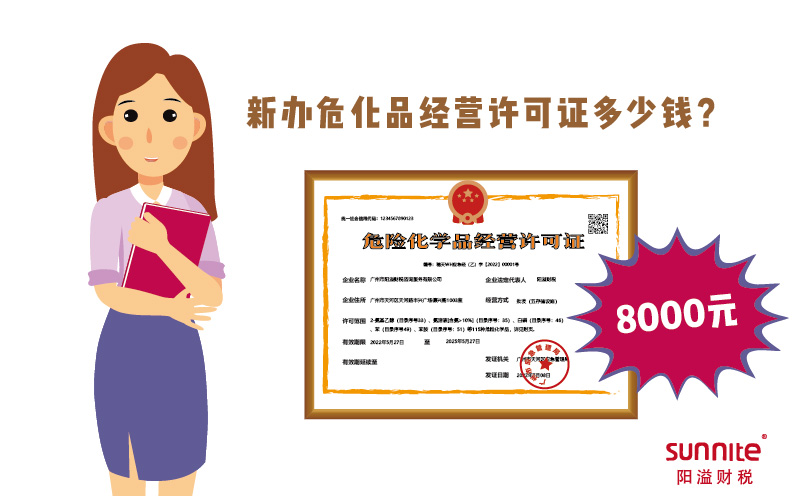 新辦?；方?jīng)營許可證多少錢?