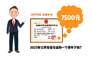 2023年12月份?；C辦一個(gè)得多少錢？ 需要7500元